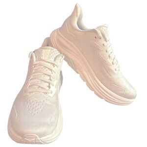 Hoka One One Cream White Clifton 10